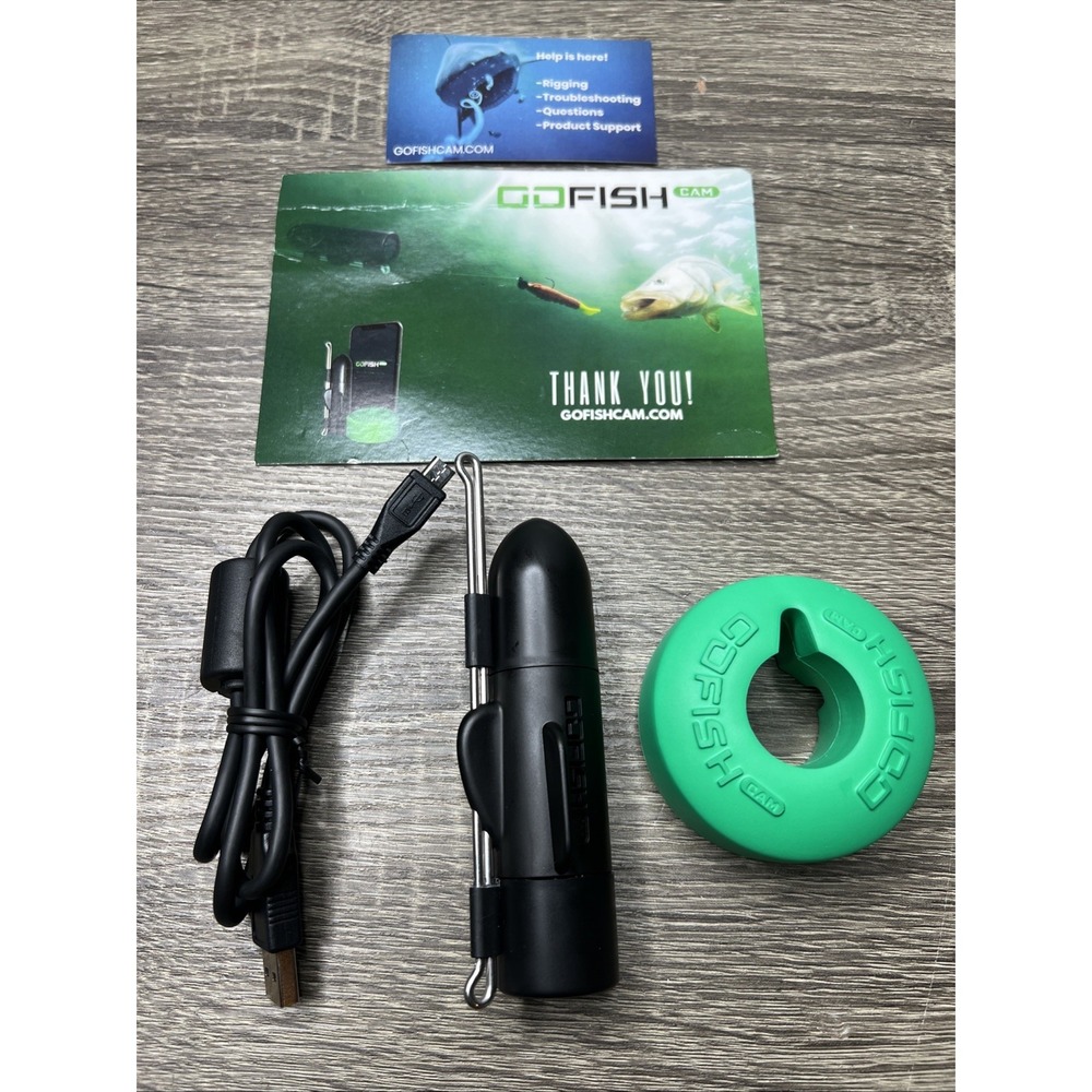 GoFish Cam Underwater Camera fishing camera w/ Float 1080p Tested Working!